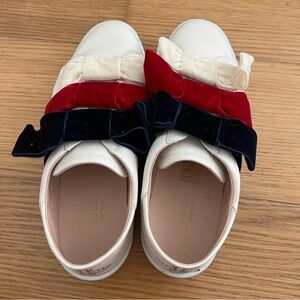 Gorgeous Gucci Sneakers with Velvet Bows